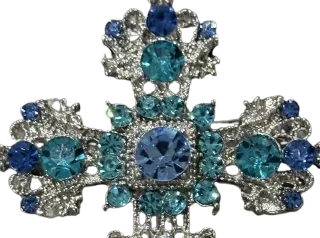 Cross Brooch, close-up of the cross