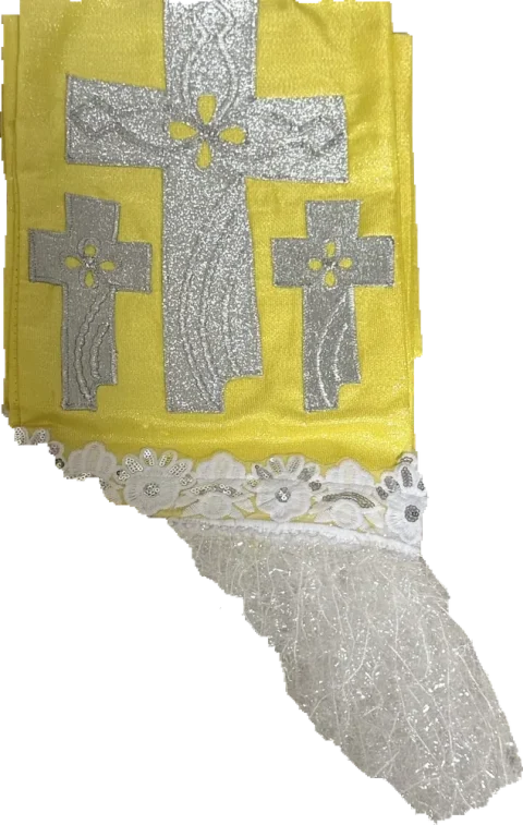 Lace Senior Elder Sister Loin — White lace fringe