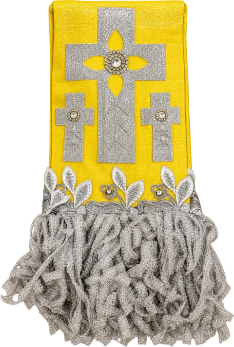 Lace Senior Elder Sister Loin — Leaf lace fringe