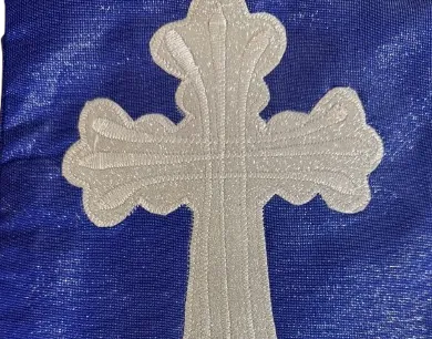 One Cross Prophet Loin, close-up of the cross
